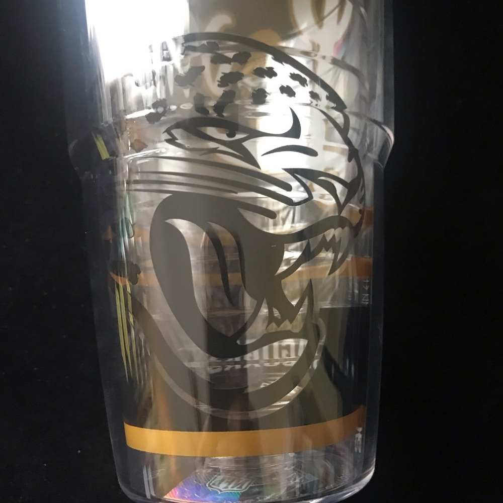 NFL Jaguars Tervis Tumbler Black Lid 24oz LOVE Cup - Picture 4 of 8